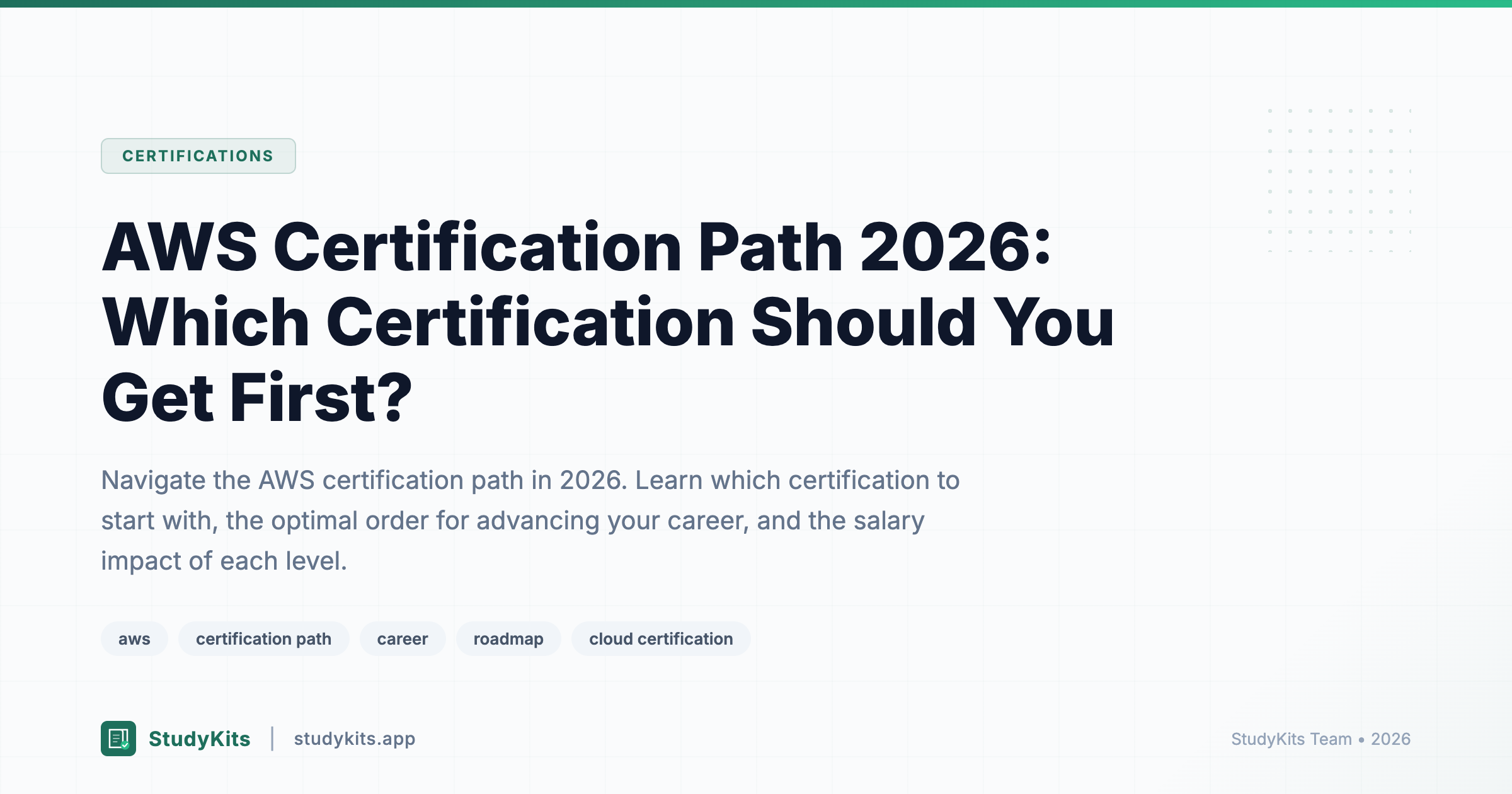 AWS Certification Path 2026: Which Certification Should You Get First?