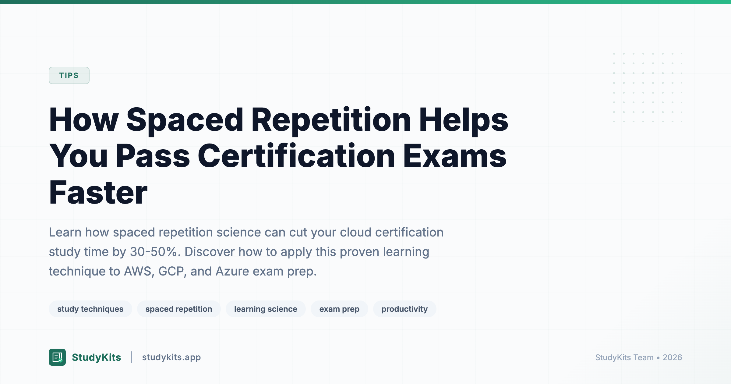How Spaced Repetition Helps You Pass Certification Exams Faster